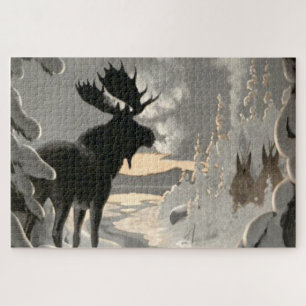 Puzzle "Visiteur de Muskrat Creek"