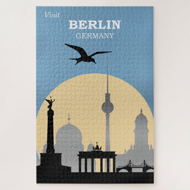 Puzzle Visitez Berlin, Allemagne (Vertical)