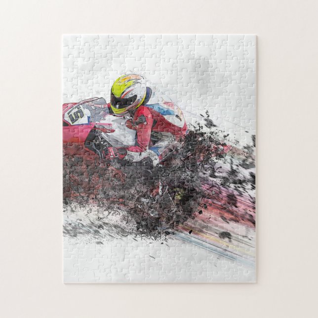 Puzzle Vitesse du motocycliste (Vertical)