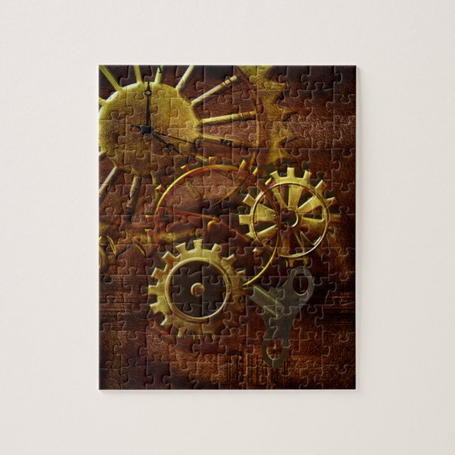 Puzzle Vitesses et tuyaux de Steampunk (Vertical)