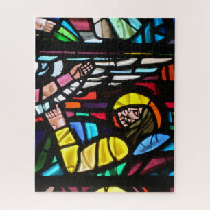 Puzzle vitrail christ
