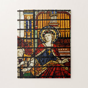 Puzzle Vitrail de Saint Cecilia