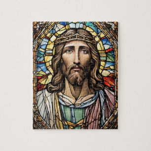 Puzzle Vitraux d'église Jésus