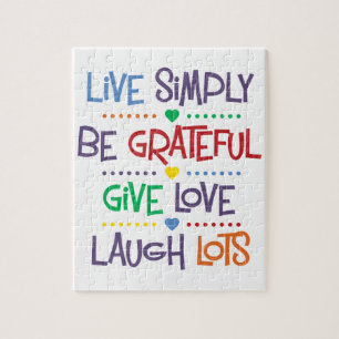 Puzzle Vivez simplement