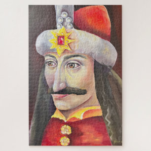 Puzzle Vlad Tepes Dracula Romanian Heritage Poster
