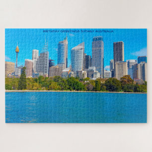 Puzzle Voeux d'anniversaire de Sydney