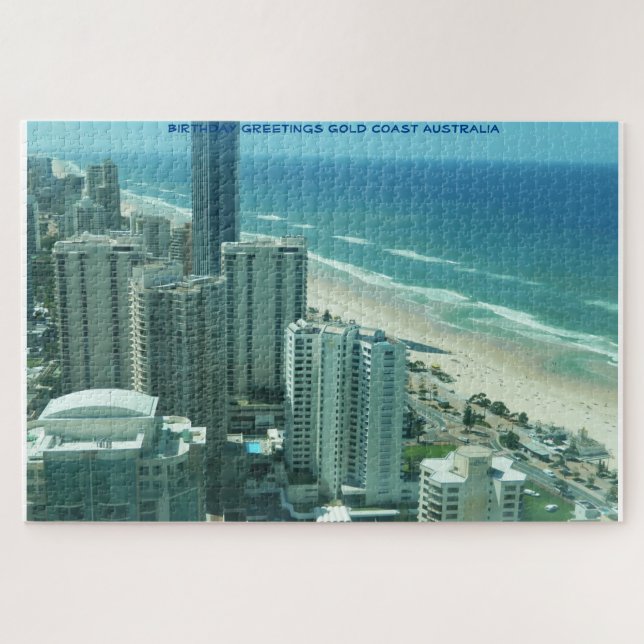 Puzzle Voeux d'anniversaire Gold Coast Australie
