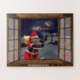 Puzzle Vœux de Noël du Père Noël