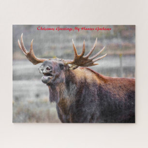 Puzzle Vœux de Noël Mon Chasseur Cueilleur