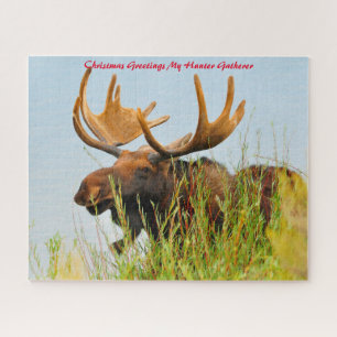 Puzzle Vœux de Noël Mon Chasseur Cueilleur