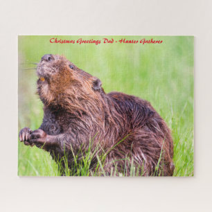 Puzzle Vœux de Noël Mon Chasseur Cueilleur