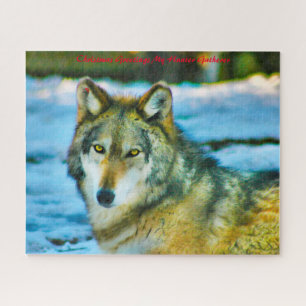 Puzzle Vœux de Noël Mon Chasseur Cueilleur