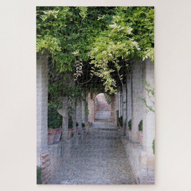 Puzzle Voie de promenade couverte, Espagne (Vertical)