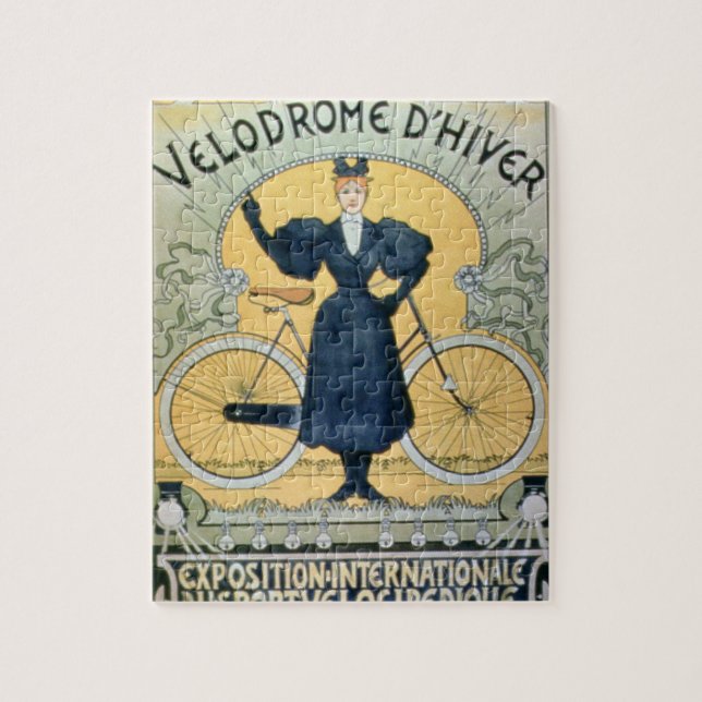Puzzle "Voie d'emballage de cycle d'hiver", objet exposé (Vertical)