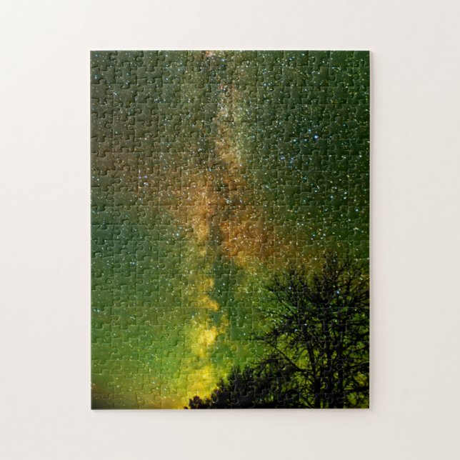 Puzzle Voie Lactée et Aurora Borealis | Ontario Canada (Vertical)