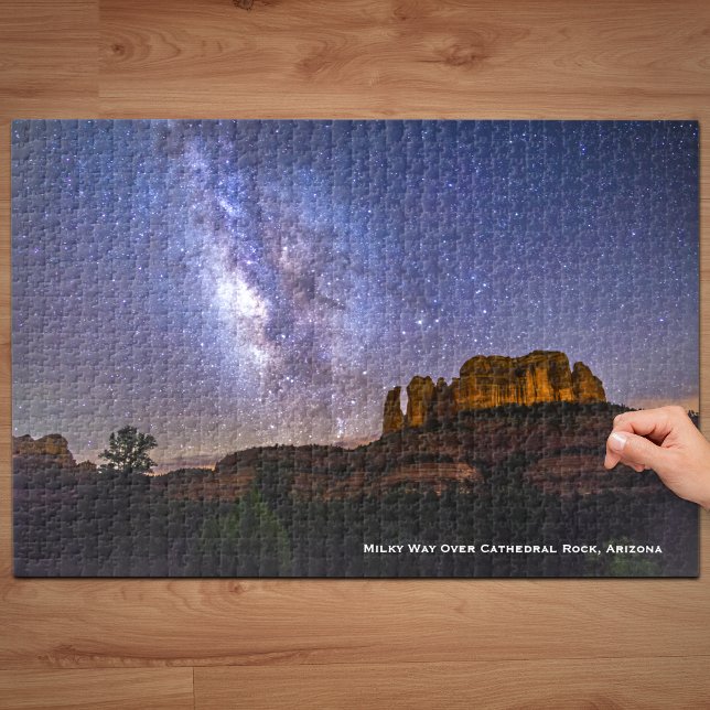 Puzzle Voie Lactée Galaxie sur le Rocher de la Cathédrale (Créateur téléchargé)