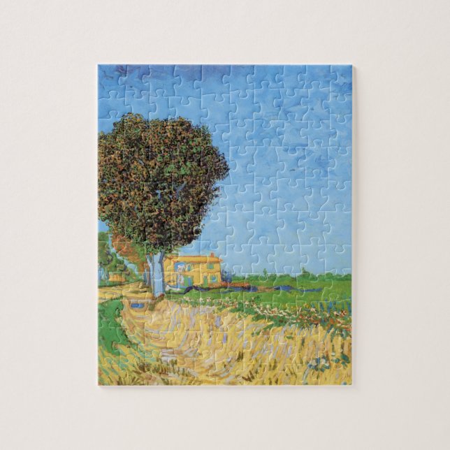 Puzzle Voie près d'Arles par Vincent van Gogh (Vertical)