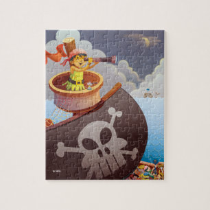 Puzzle Voile avec pirates