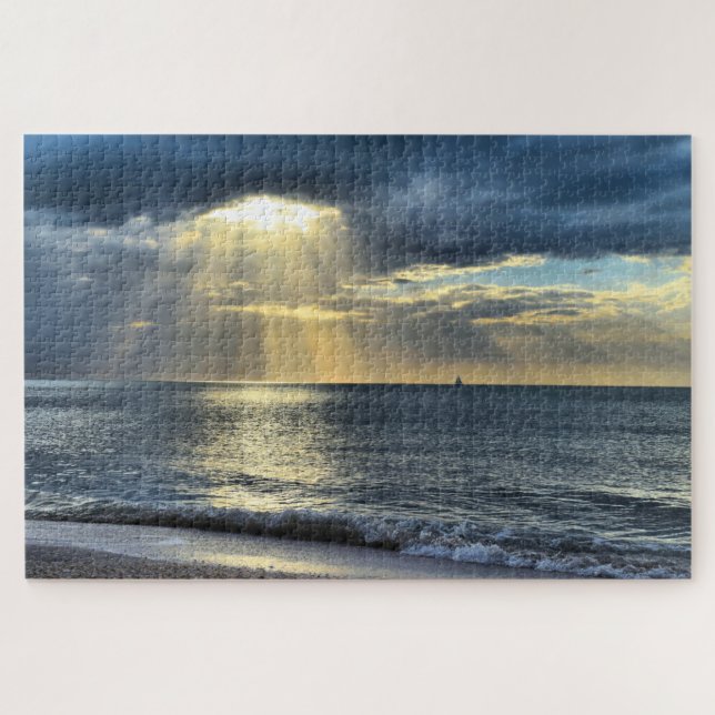 Puzzle Voile dans le coucher du soleil - 20x30 - 1014 pcs (Horizontal)