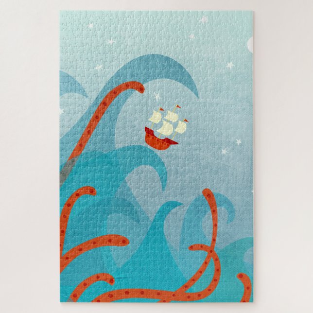 Puzzle Voile Sea Monster (Vertical)