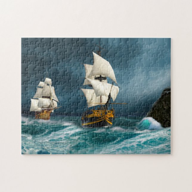 Puzzle Voilier bateau de mer bateau à voile voilier pour  (Horizontal)