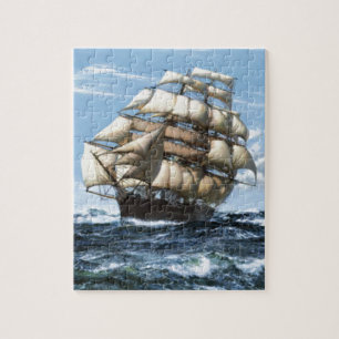 Puzzle voilier vintage