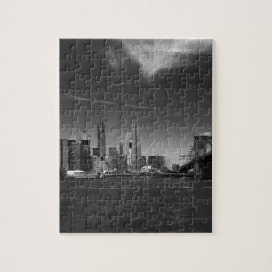 Puzzle voir 2 produits Panoramic Black White Brooklyn