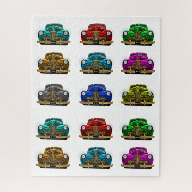 Puzzle Voiture classique vintage (Vertical)