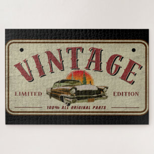 Puzzle Voiture Classique Vintage Édition Limitée Pièces d