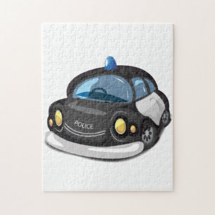 Puzzle Voiture de police vintage