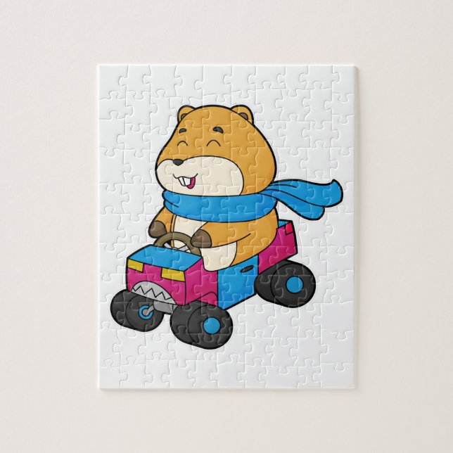 Puzzle Voiture Hamster (Vertical)