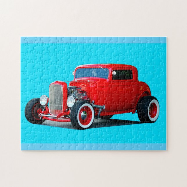Puzzle Voiture Red Hot-Rod (Horizontal)
