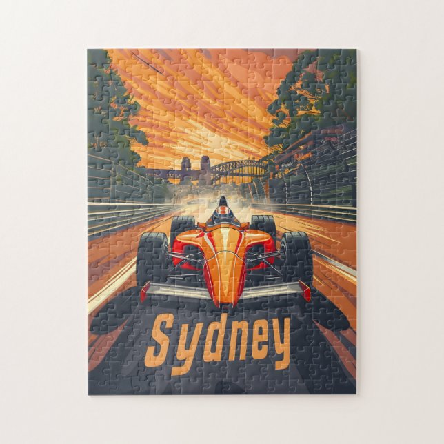 Puzzle Voiture Vintage Sydney (Vertical)