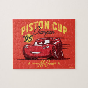 Puzzle Voitures 3   Lightning McQueen - #95 Coupe Piston 