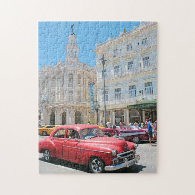 Puzzle Voitures au Cuba (Vertical)