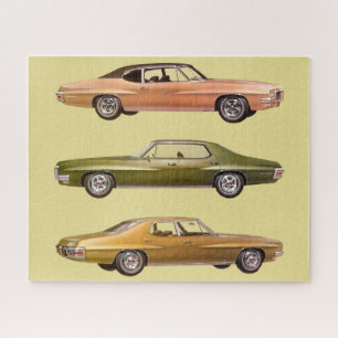 Puzzle Voitures de trois muscles en 1970