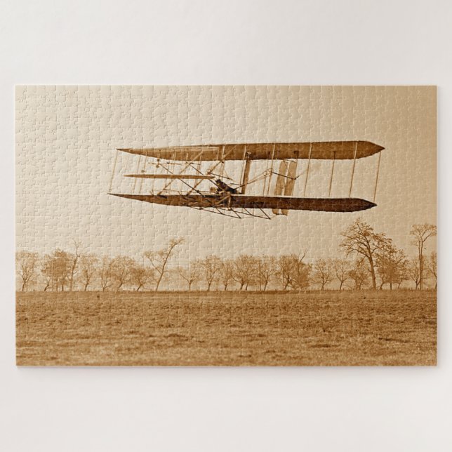 Puzzle Vol 85 Orville Wright Bi-avion C 1904 Sepia (Horizontal)