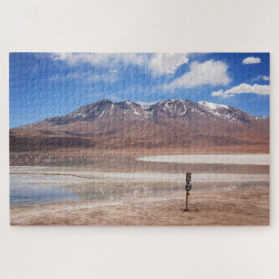 Puzzle Volcan dans le paysage de désert d'Altiplano