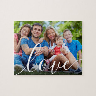 Puzzle Votre Favorite Family Photo Love Script