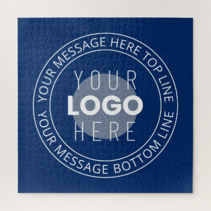 Puzzle Votre logo et texte circulaire personnalisable B