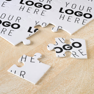 Puzzle Votre logo simple motif diagonal répétitif
