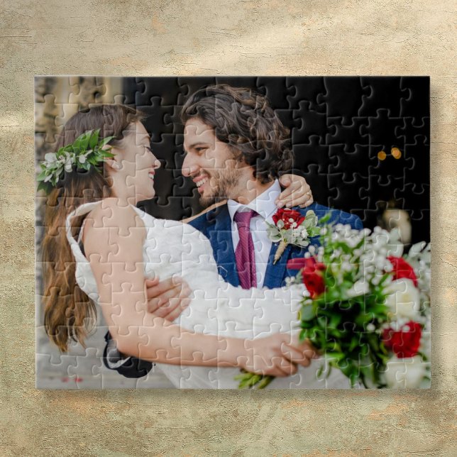 Puzzle Votre photo de mariage (Personalized Wedding Photo Jigsaw Puzzle)