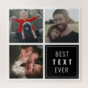 Puzzle Votre texte ici avec une photo personnalisée