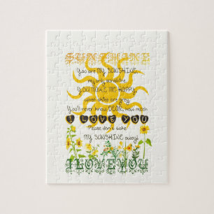 Puzzle Vous êtes mon soleil