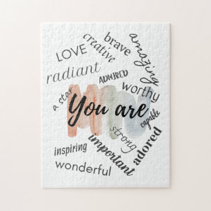 Puzzle Vous Êtes Motivationnel Mots Inspiration Positivit