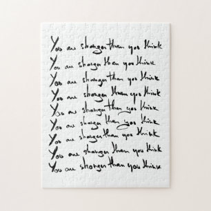 Puzzle Vous êtes PLUS FORT que vous ne le pensez !