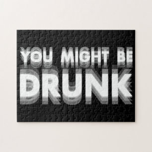 Puzzle Vous Pourriez Être Drunk Drôle Humour À Boire