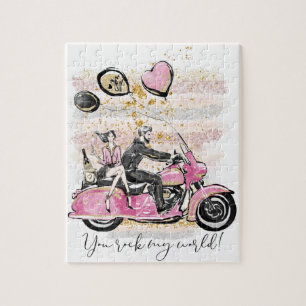 Puzzle Vous Rock Mon Monde   Sublimation de motocyclette 