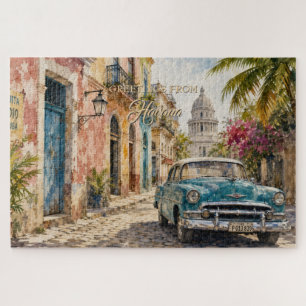 Puzzle Voyage à Cuba Vintage - Salutations de La Havane