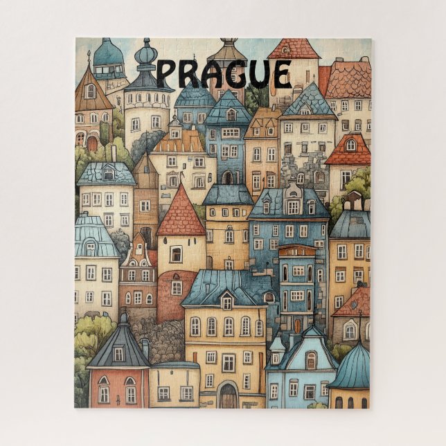Puzzle Voyage à Prague République Tchèque (Vertical)